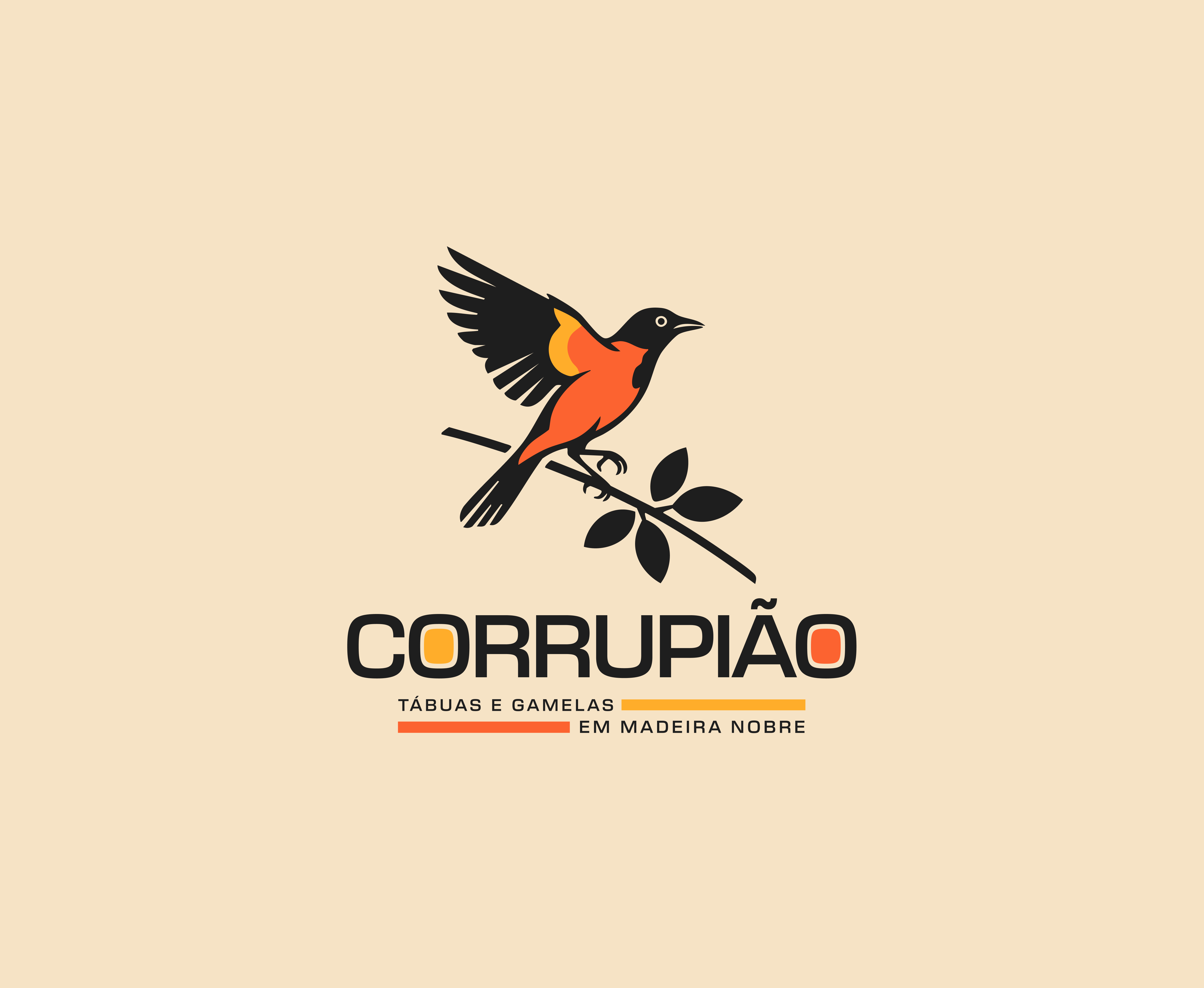 Corrupião - Arte em Madeira Nobre